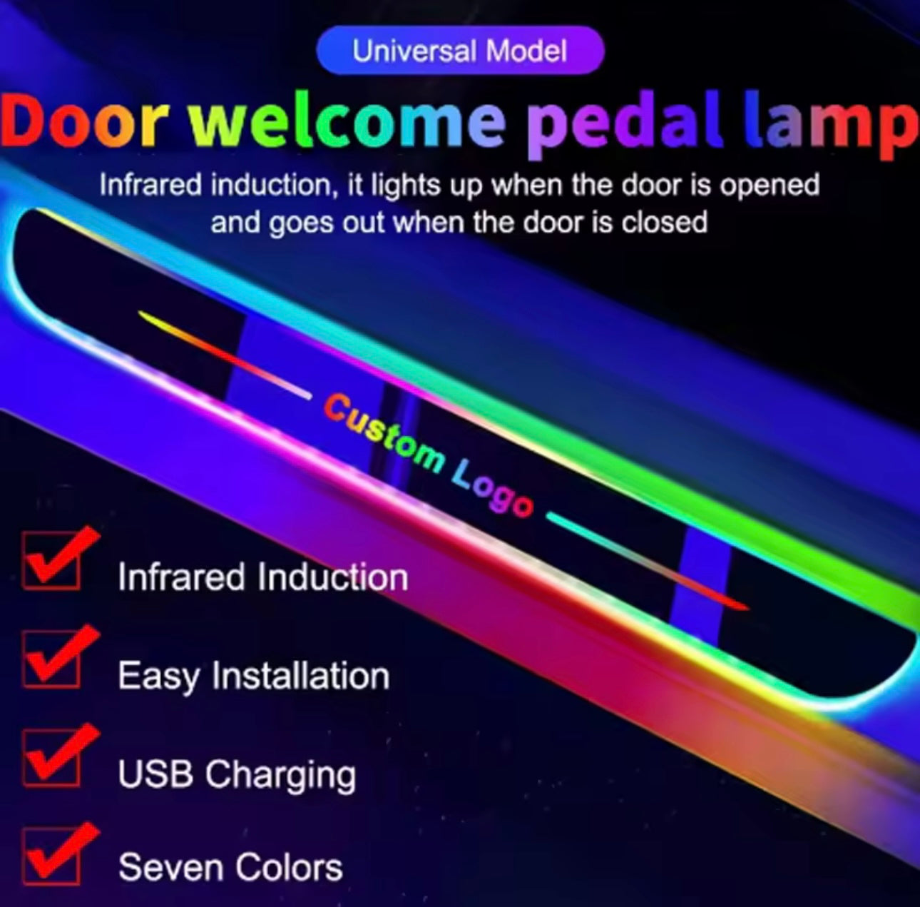CUSTOM LED Door Light – Personalized Glow ✨